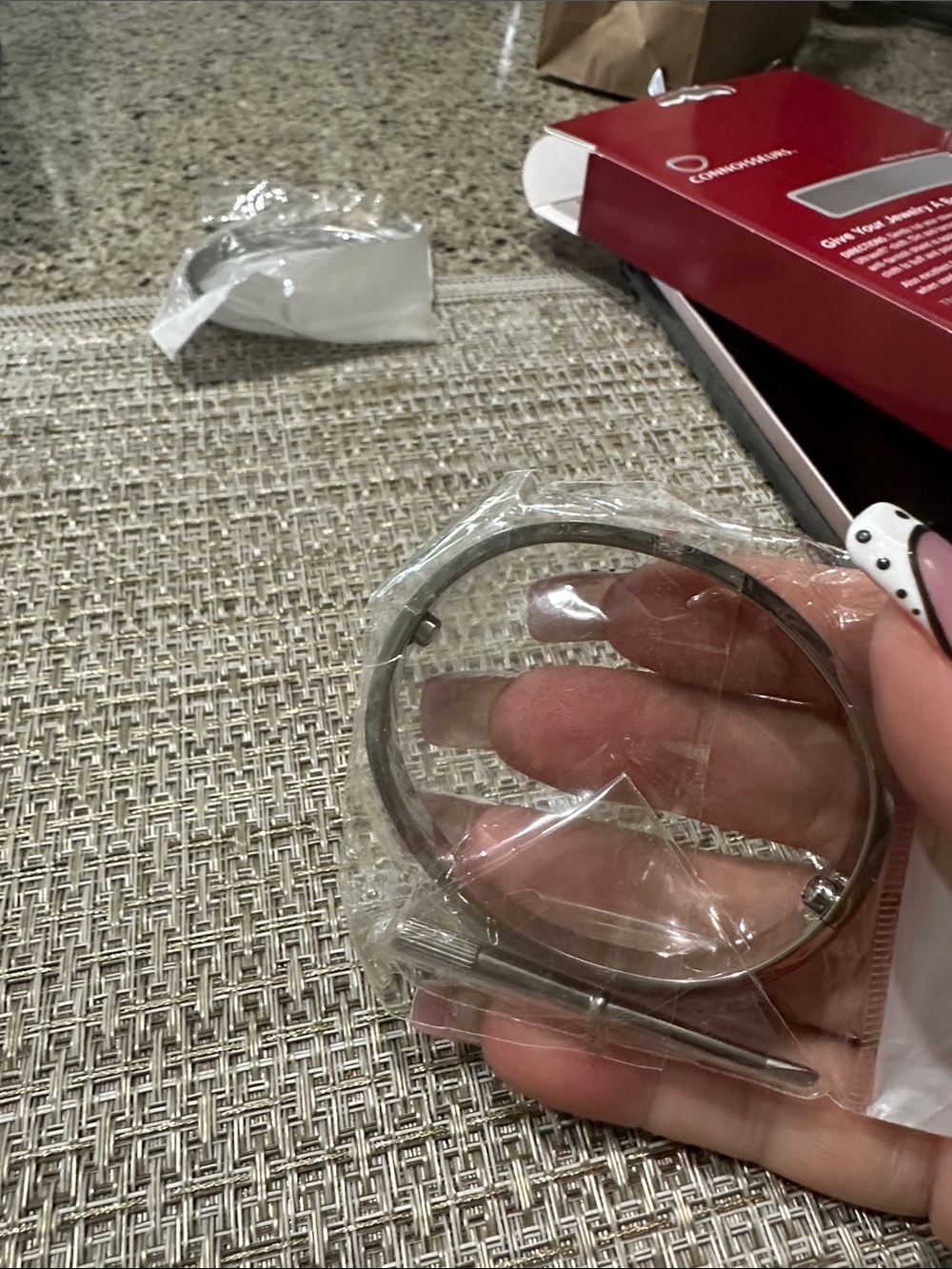 Stainless steel Bangle Bracelet with Screwdriver Tool